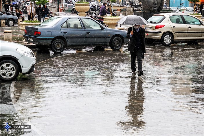 بارش باران شدید در تهران